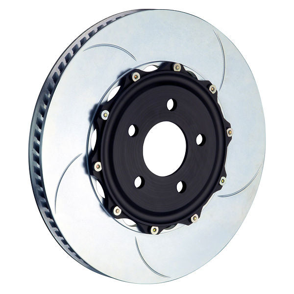 Brembo 2-Piece Slotted Type-5 Rear Brake Rotors PAIR - 380x30mm