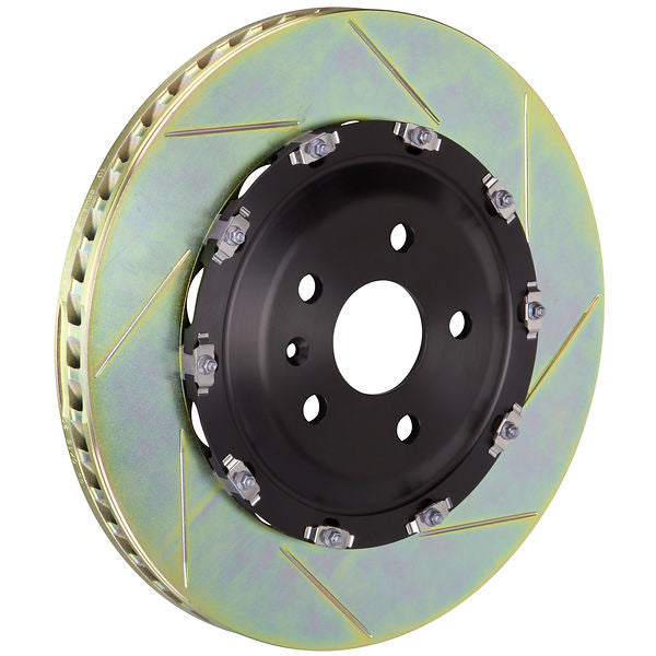 Brembo 2-Piece Slotted Type-1 Front Brake Rotors PAIR - 380x34mm