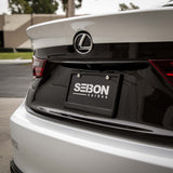 Seibon Carbon Fibre License Plate Frame (2 Holes)