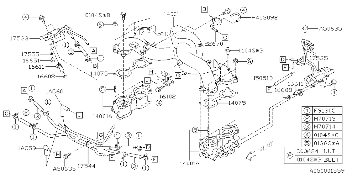 Subaru Genuine Fuel Injector Seal