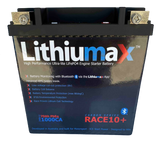 Lithiumax Race10+ Carbon Series 1000CA Lithium LiFePO4 Car Battery w/Bluetooth