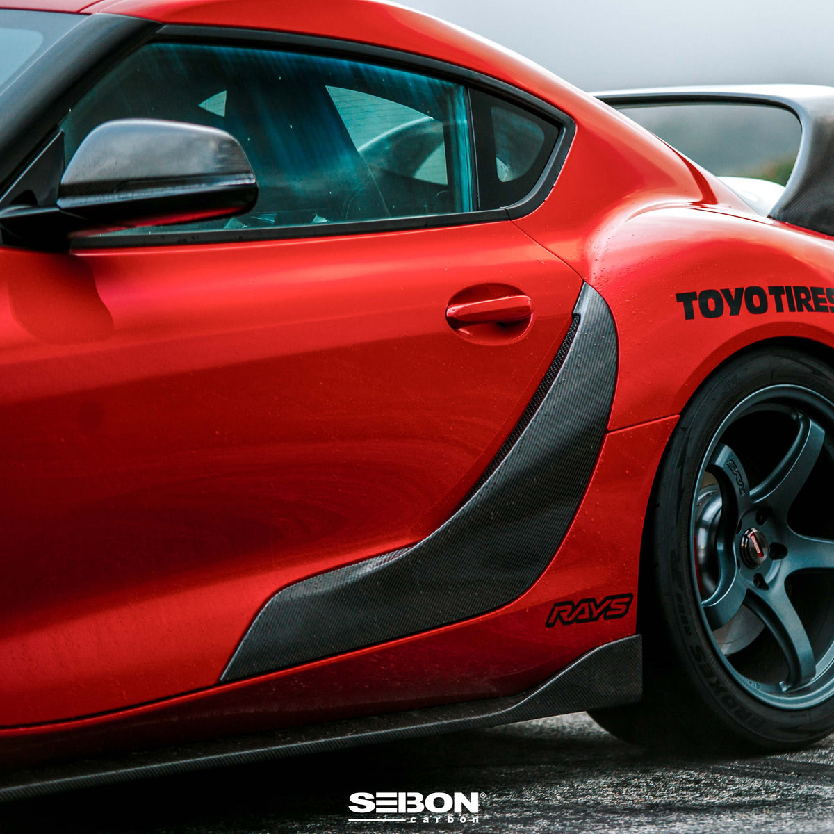 Seibon OE-Style Carbon Fibre Door Garnish