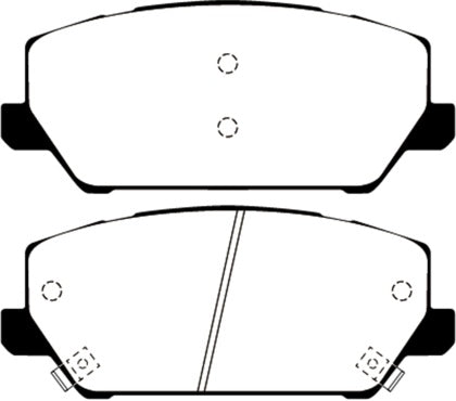 EBC Greenstuff Ceramic Front Brake Pads
