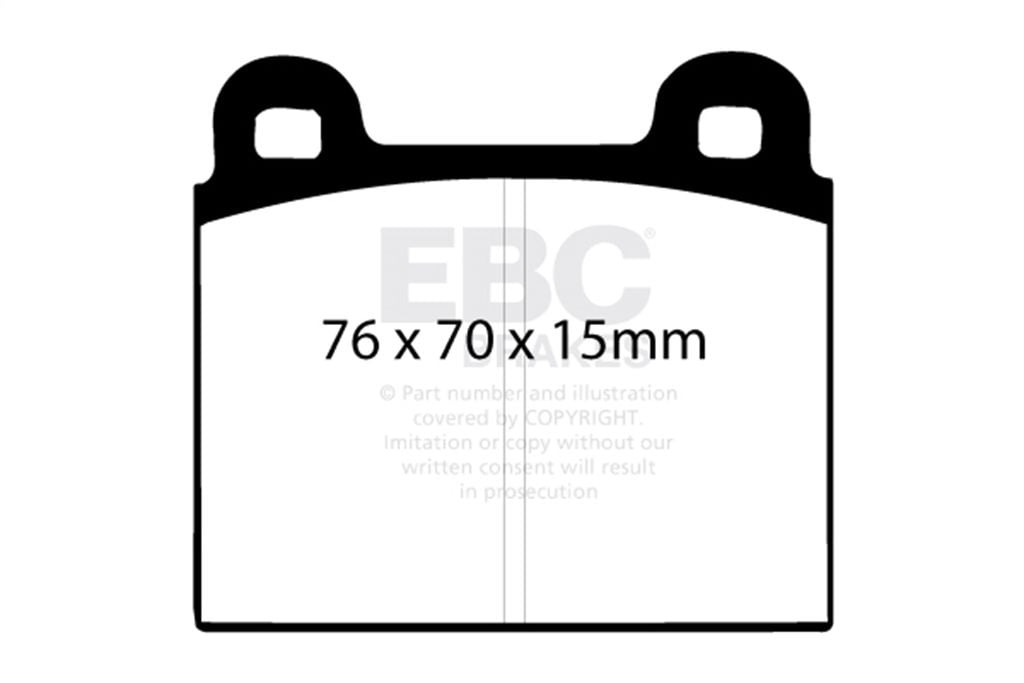 EBC Redstuff Ceramic Front Brake Pads