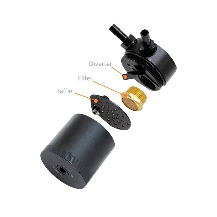 Mishimoto Baffled Oil Catch Can - PCV Side