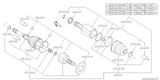 Subaru Genuine CV Drive Shaft Boot