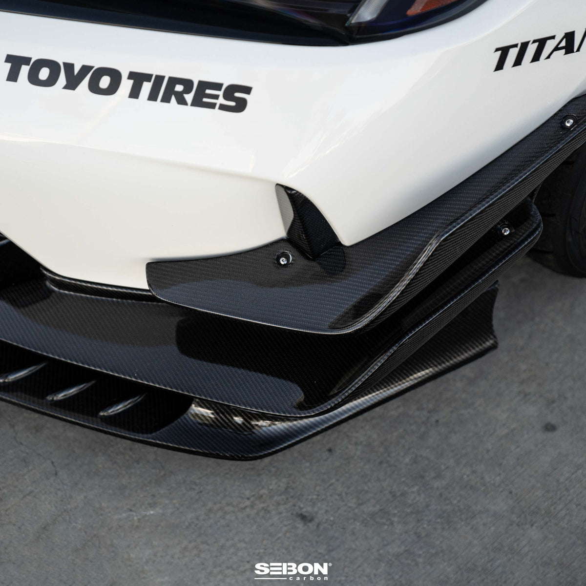 Seibon Carbon Fibre Front Bumper Canards