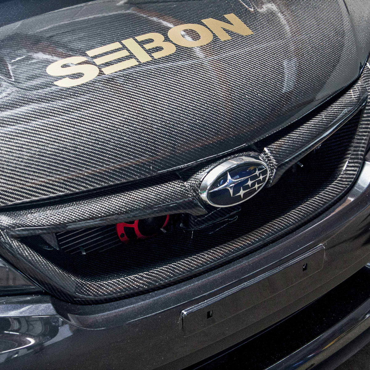 Seibon STI-Style Carbon Fibre Front Grille