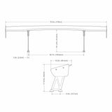 Seibon Universal Carbon Fibre GT Wing - 70.5" Wide