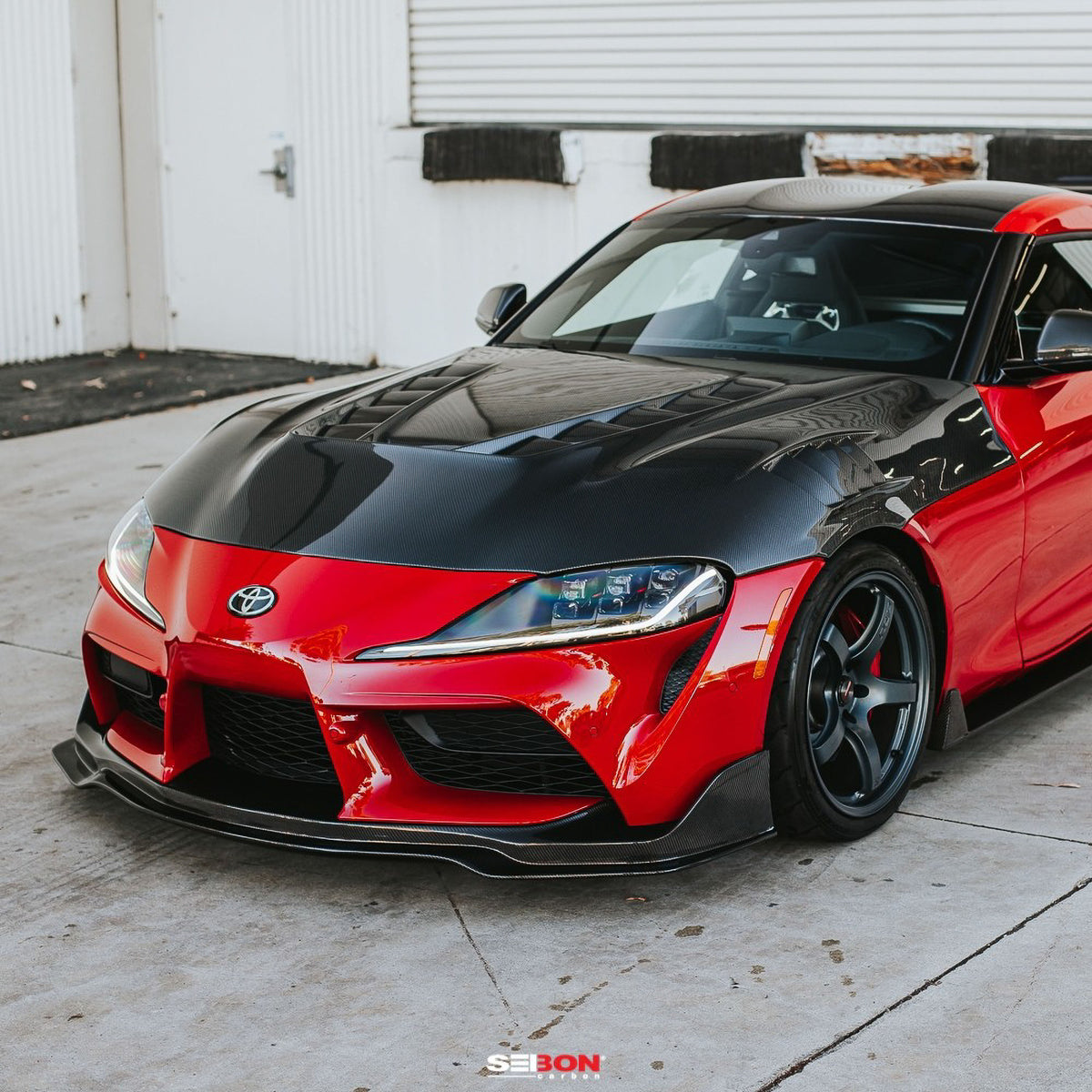 Seibon TV-Style Double Sided Carbon Fibre Hood