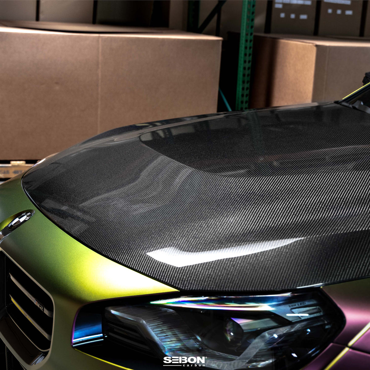 Seibon OE-Style Double Sided Carbon Fibre Hood