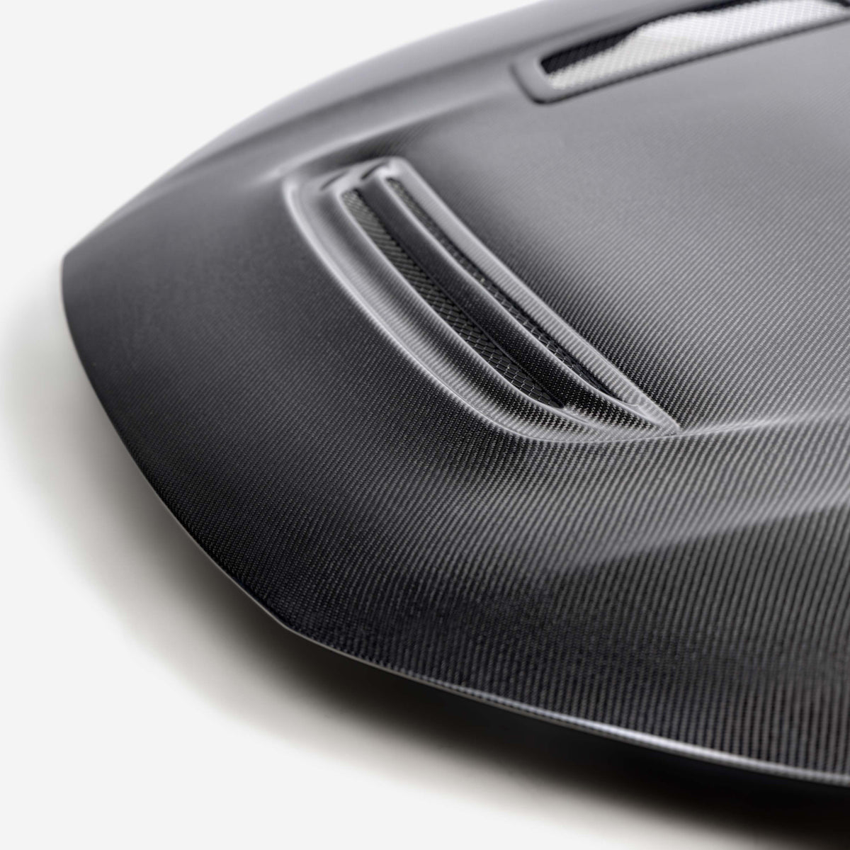 Seibon GT-Style Double Sided Carbon Fibre Hood