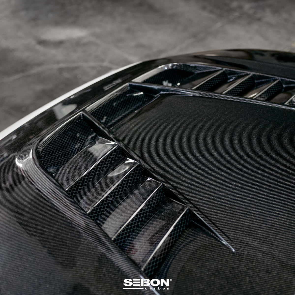 Seibon TV-Style Double Sided Carbon Fibre Hood