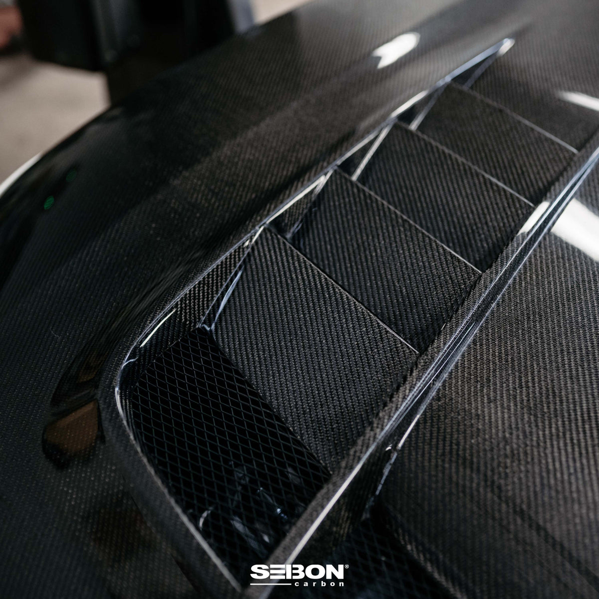 Seibon TV-Style Double Sided Carbon Fibre Hood