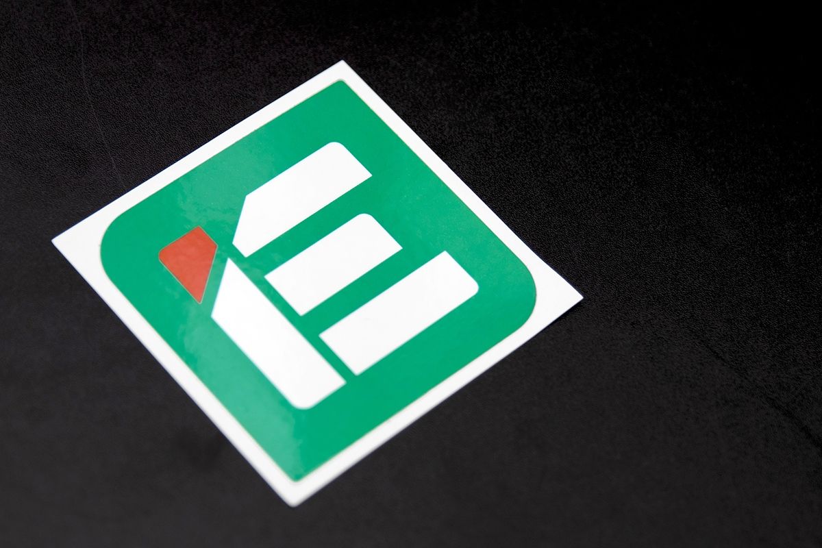 Integrated Engineering 3" X 3" Green Printed IE Sticker IEGRUU15