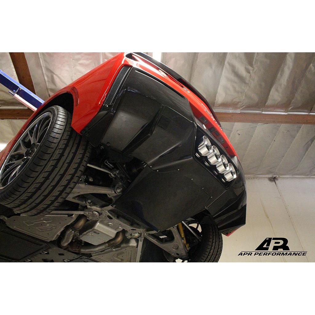 APR Performance Carbon Fibre Chevrolet Corvette C7 Rear Diffuser Undertray 2014-2019