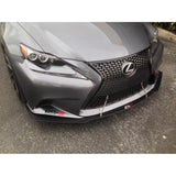 APR Performance Carbon Fibre Bumper Front Wind Splitter w/Rods
