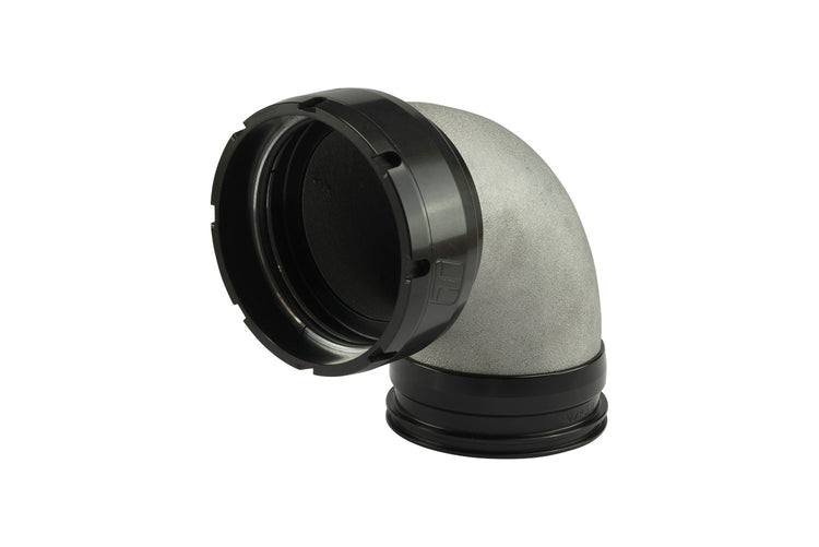 Turbosmart LockSleeve Turbo Adapter Compressor Outlet 3.00" to 90 Elbow Vibrant ,Plazmaclamp 3.00"