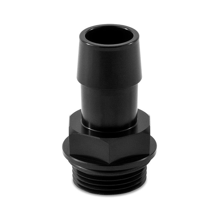 Mishimoto M27x2.0 to 3/4" Hose Barb Aluminium Fitting - Black
