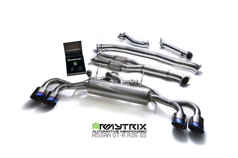 Armytrix Stainless Steel Valvetronic Y-Pipe Back Exhaust System (90mm)