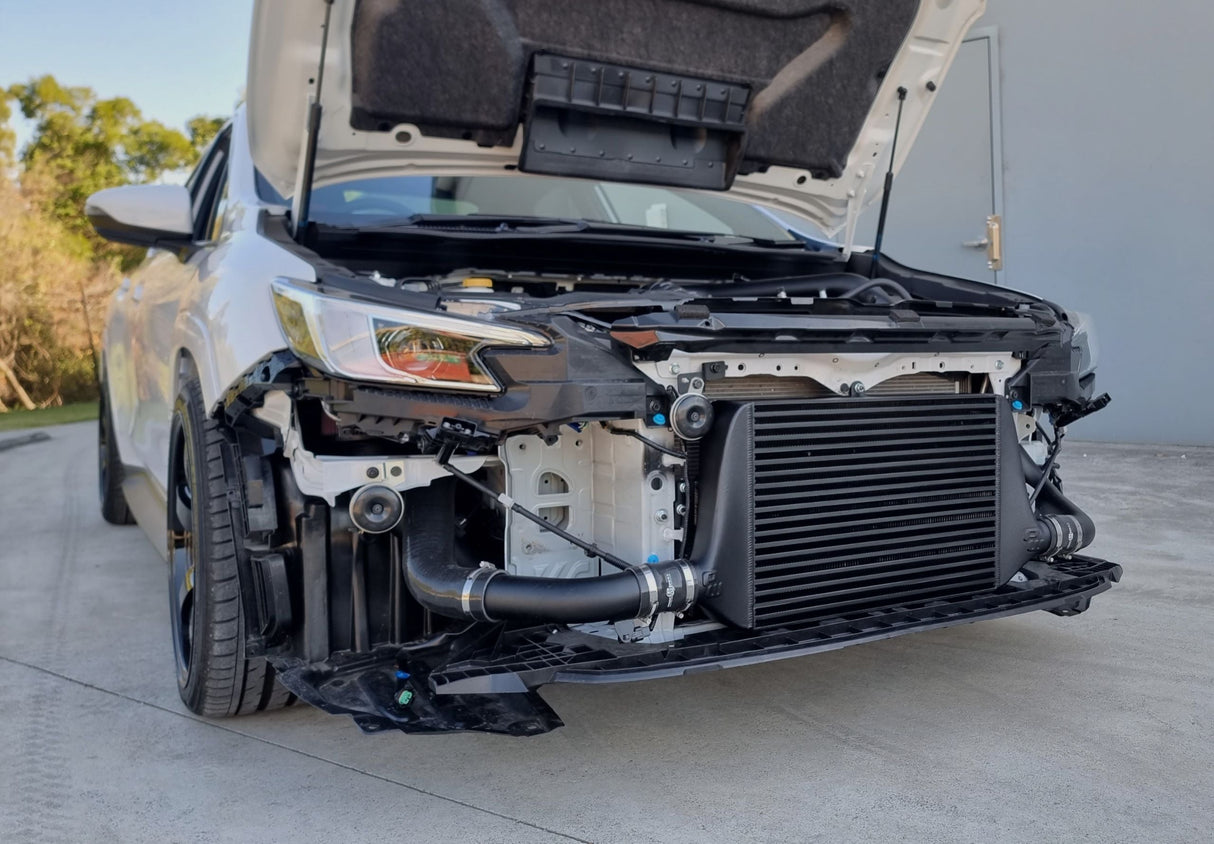 Process West Stage 2 100mm Front Mount Intercooler Kit w/Black Core - Suit PW Intake Manifold