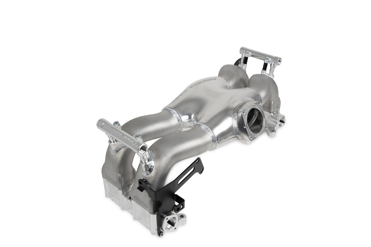 Process West Intake Manifold w/Port Injection Fuel Rails - Raw Finish