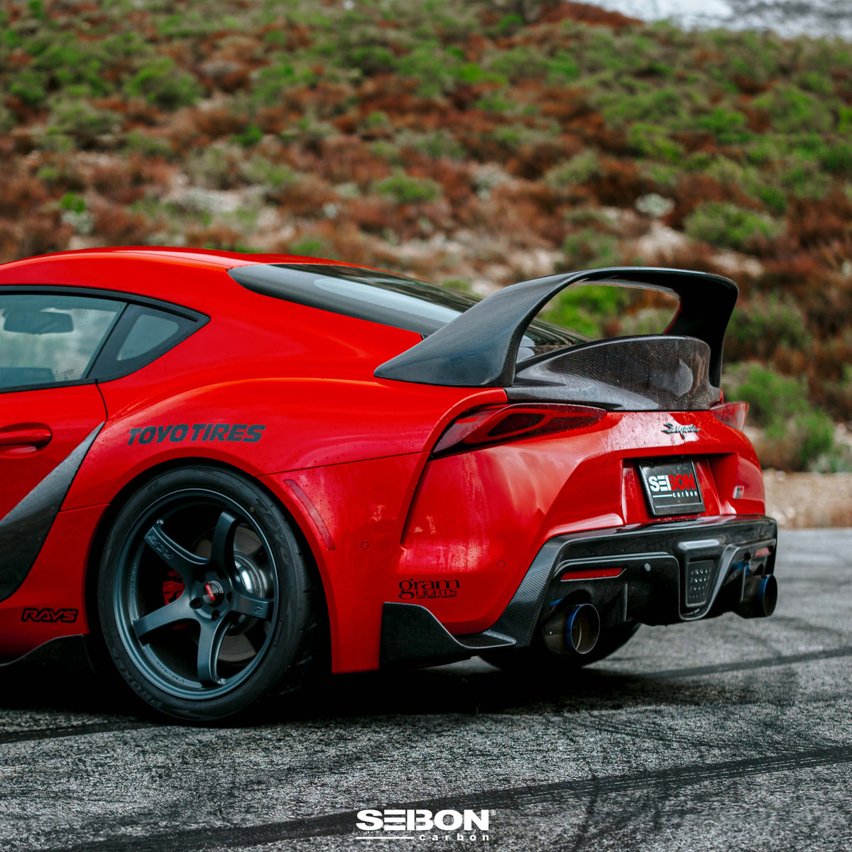 Seibon MB-Style Carbon Fibre Rear Spoiler