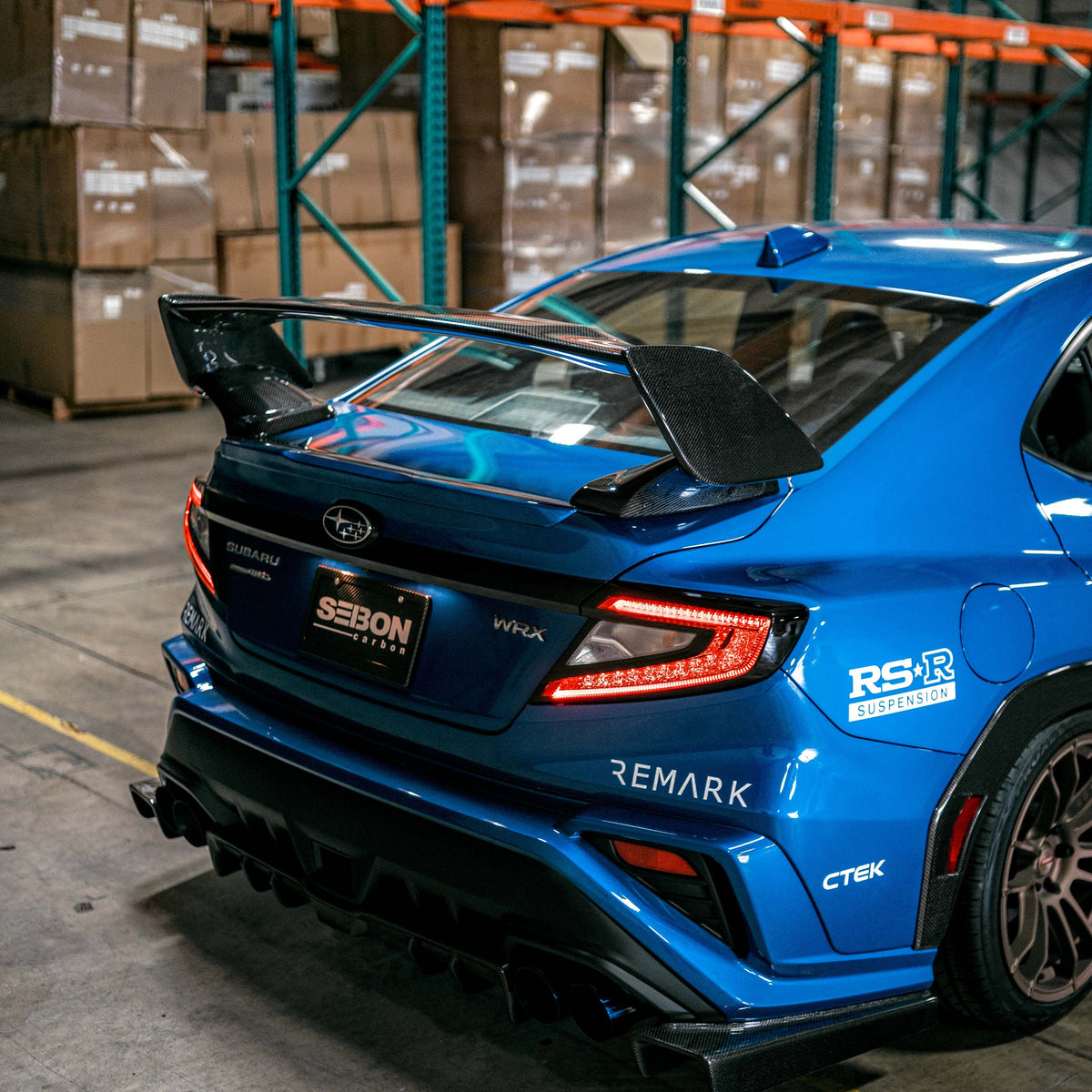 Seibon STI-Style Carbon Fibre Rear Spoiler