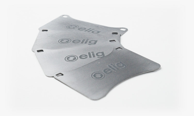 Elig Titanium Brake Pad Shims Set