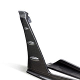Seibon MB-Style Carbon Fibre Front Side Skirt Extensions