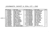 Subaru OEM Complete Gasket Kit