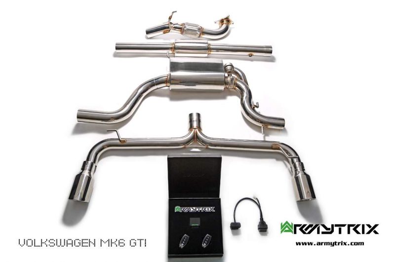 Armytrix Stainless Steel Valvetronic De-Catted Turbo Back Exhaust System