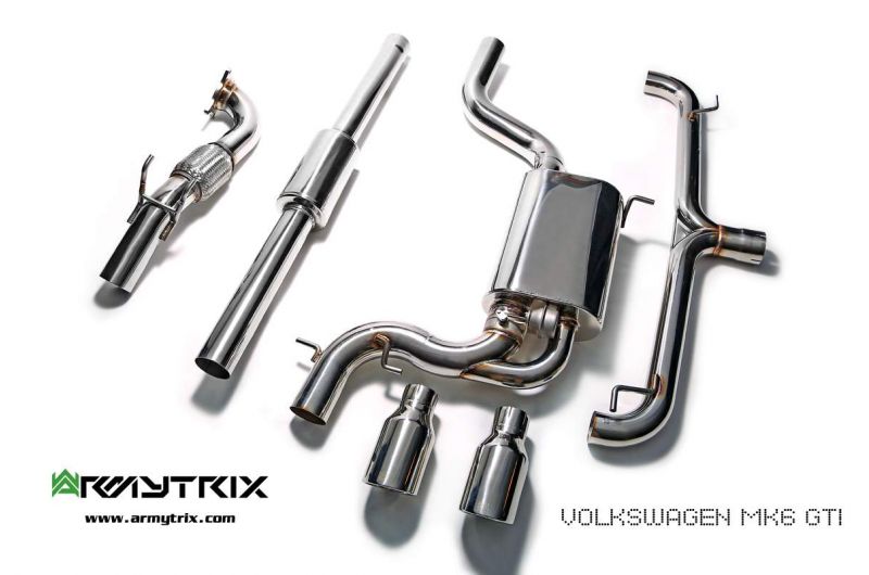 Armytrix Stainless Steel Valvetronic De-Catted Turbo Back Exhaust System