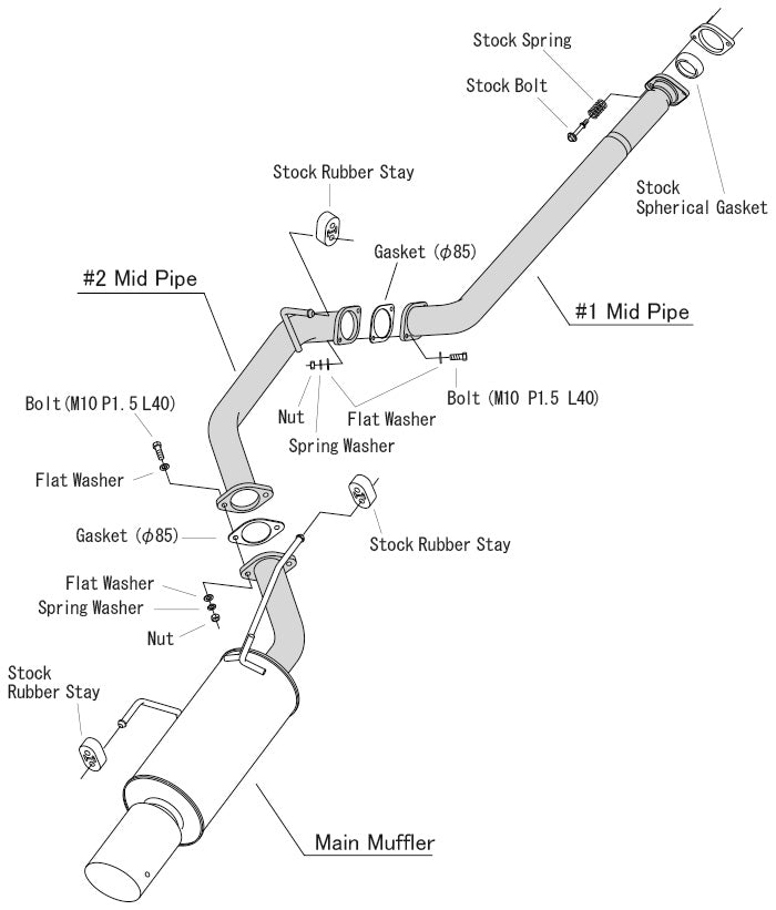 HKS Hi-Power Muffler System