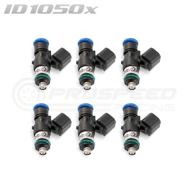 Injector Dynamics ID1050-XDS 34mm Injectors Set of 6 w/14mm Top & 14mm Lower O-Ring