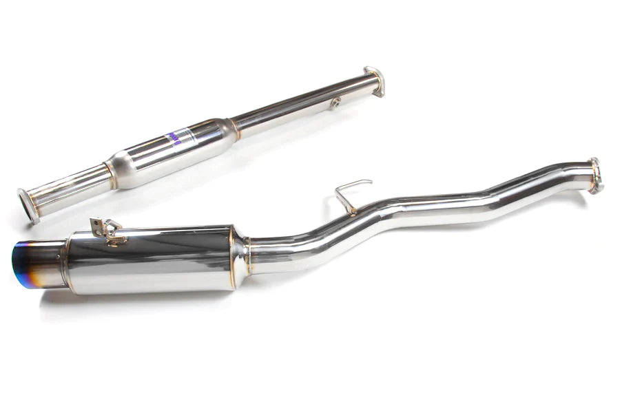 Invidia N1 Turbo Back Exhaust w/Metal Matrix Cat - Mitsubishi Evo 7-9 CT9A