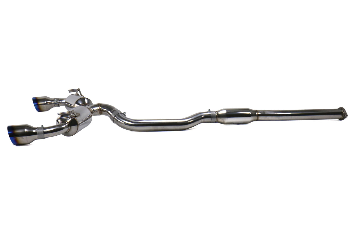 Invidia Dual N1 Turbo Back Exhaust w/PSR O2 Housing