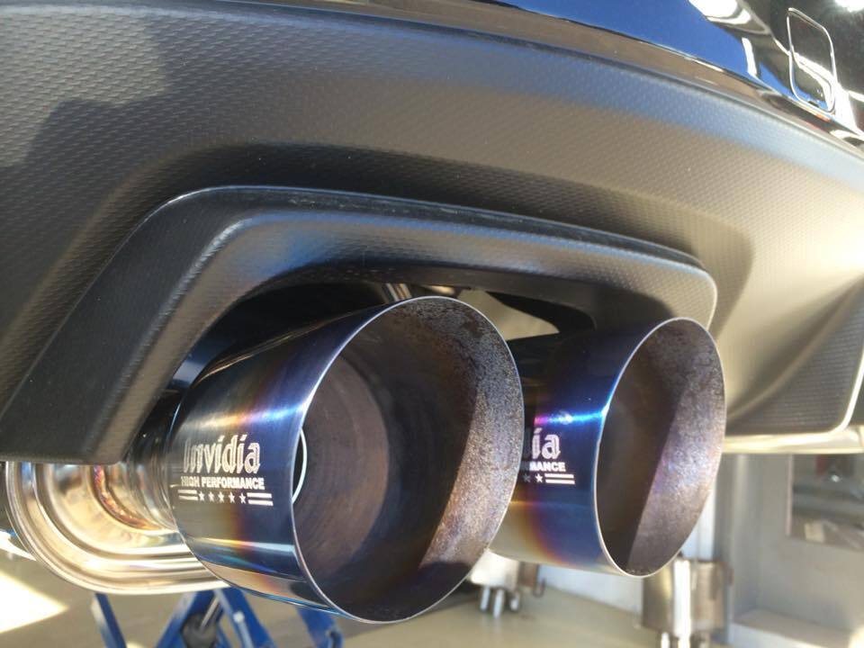 Invidia Q300 Cat Back Exhaust w/Ti Rolled Tips - Subaru WRX/STI 11-21
