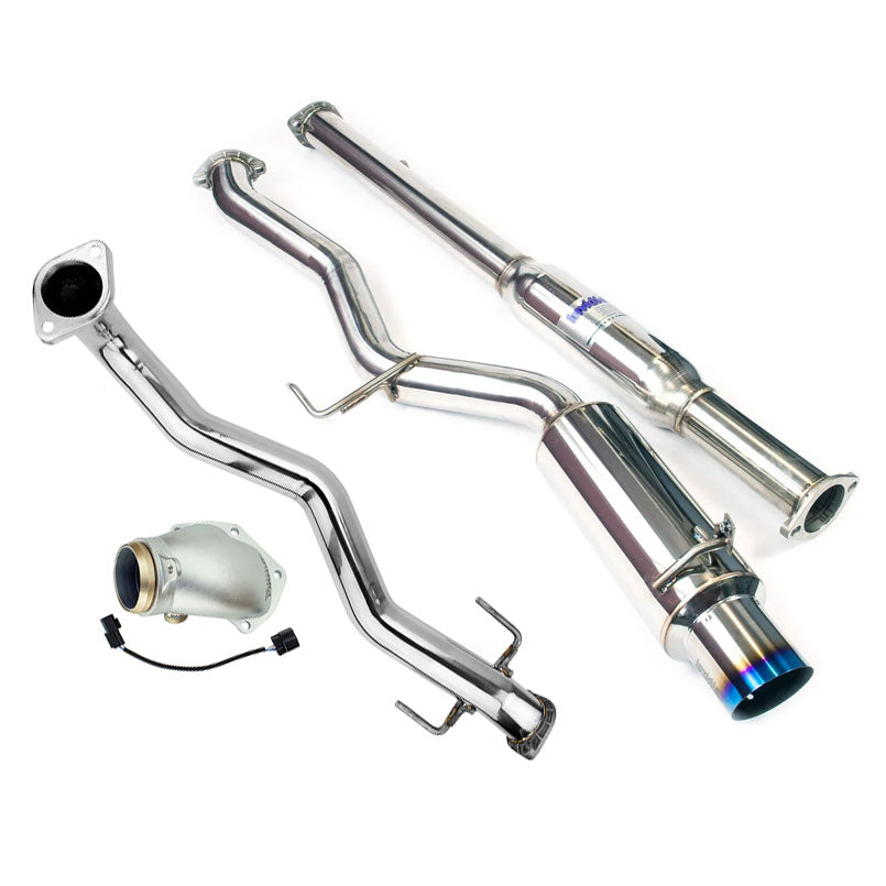 Invidia N1 Turbo Back Exhaust w/Metal Matrix Cat - Mitsubishi Evo 7-9 CT9A