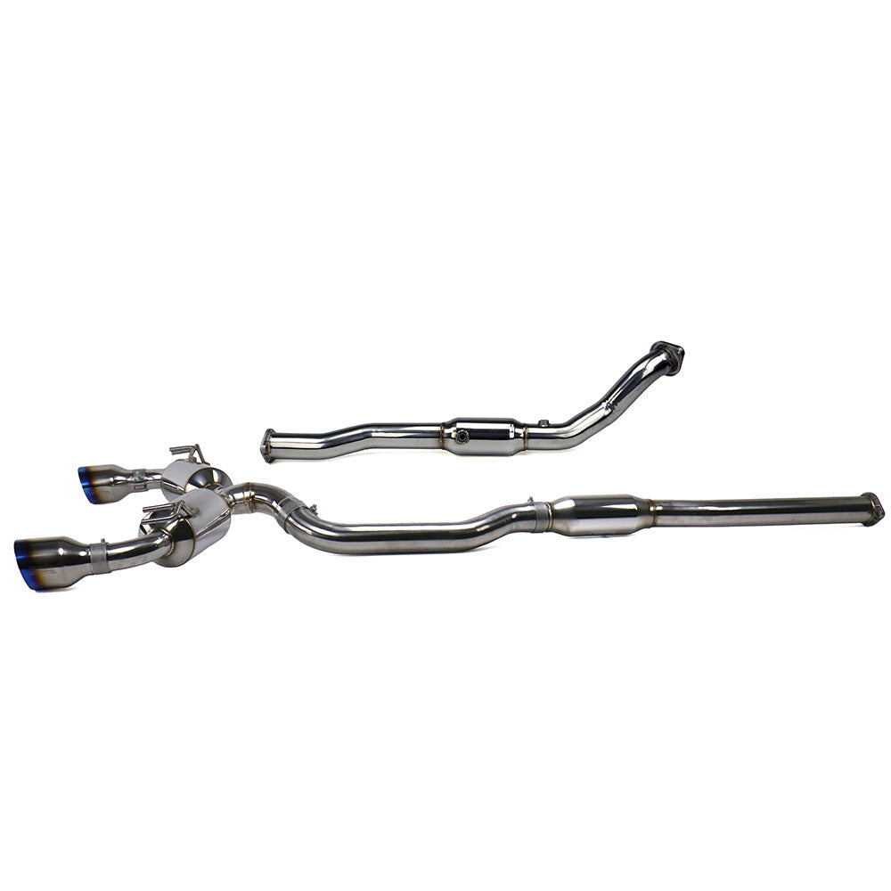 Invidia Dual N1 Turbo Back Exhaust Mitsubishi Evo X TBE-HS09MEXGD1ST